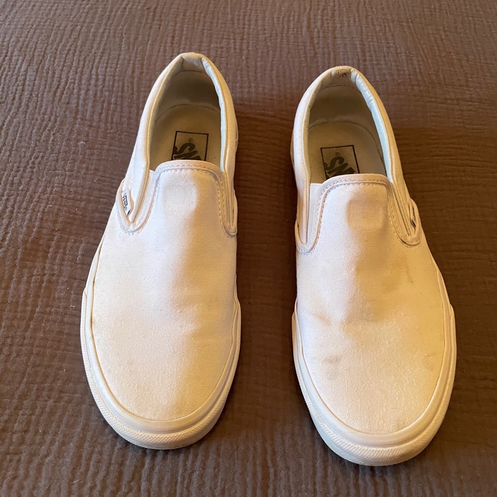 Vans Classic Slip-On Shoes White Women’s
